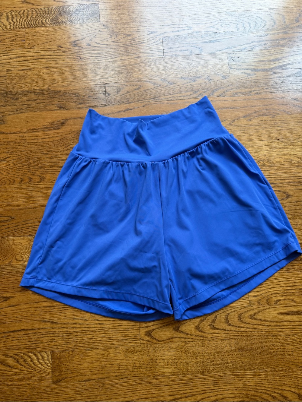 HALARA 5” Blue High-Waist Athletic Shorts